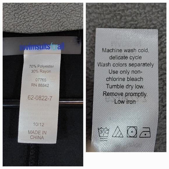 Swimsuits For All High Low Maxi Dress sz 10 12 Womens Coverup Beach Resortwear - Picture 4 of 11